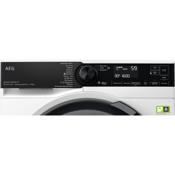 AEG - 9 kg washing machine - LFR83966OP