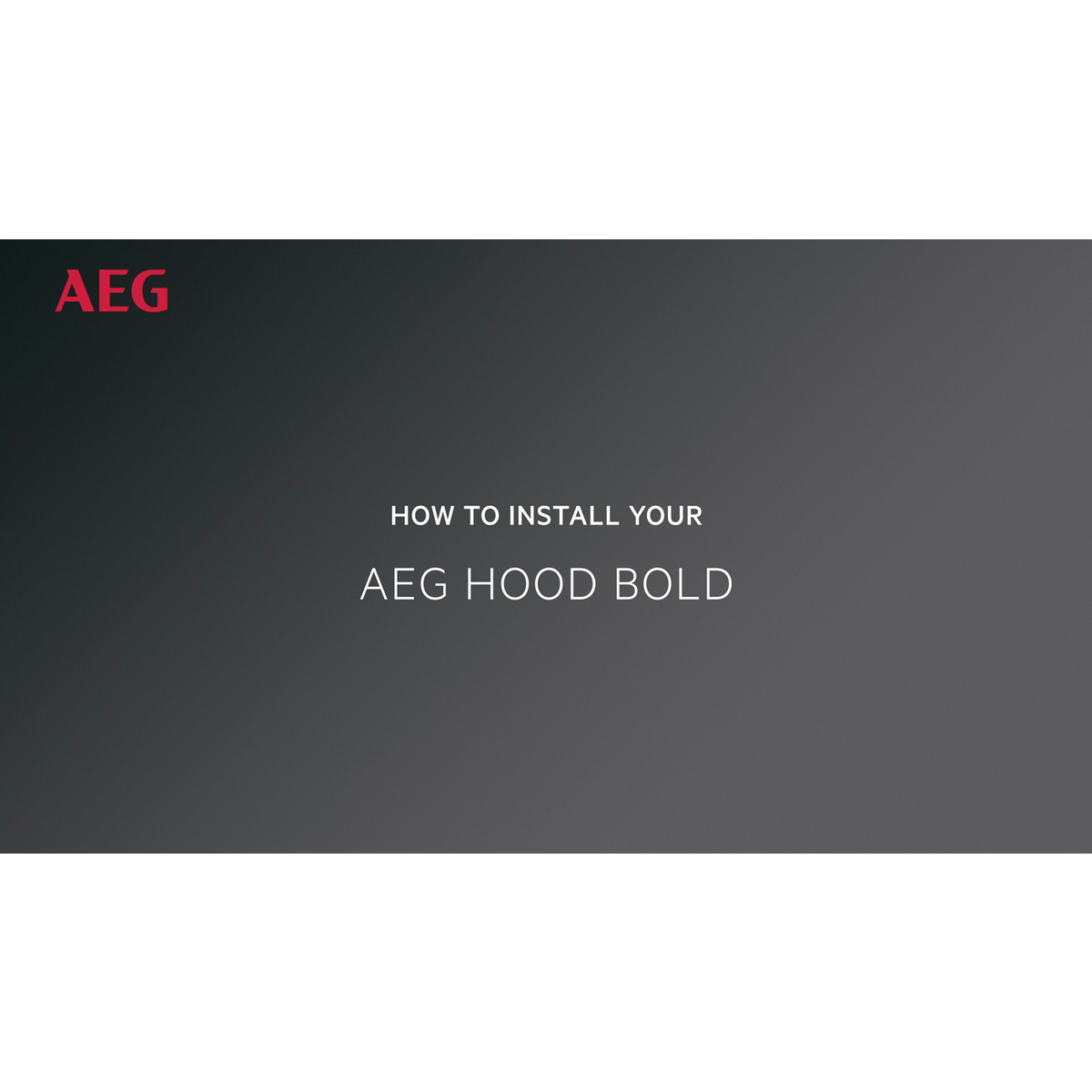 AEG - Okap do zabudowy - DGE5661HM